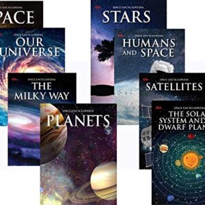 Space Encyclopedia: 8-Book Collection | Space Knowledge Book for Little Astronomy | Explore the Universe, Human Space Exploration, Planets, Satellites, Stars & The Solar System | Children’s Space Library | Kids' Guide to the Cosmos | Astronomy Explorer’s Guide