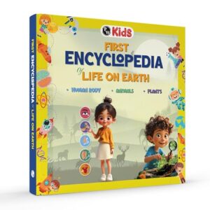 Physics Wallah First Encyclopedia Life On Earth - Human Body, Animals, & Plants For Kids| Kids Encyclopedia Activity Book for 5-10 Years Old | Colorful Pictures and General Knowledge Book