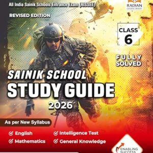 Sainik School Guide Book Class 6 for (AISSEE) All India Sainik Schools Entrance Exam 2026 (English Medium)